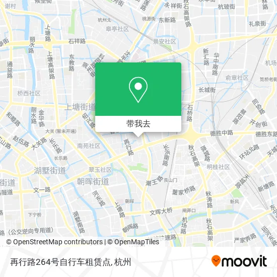 再行路264号自行车租赁点地图