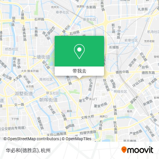 华必和(德胜店)地图