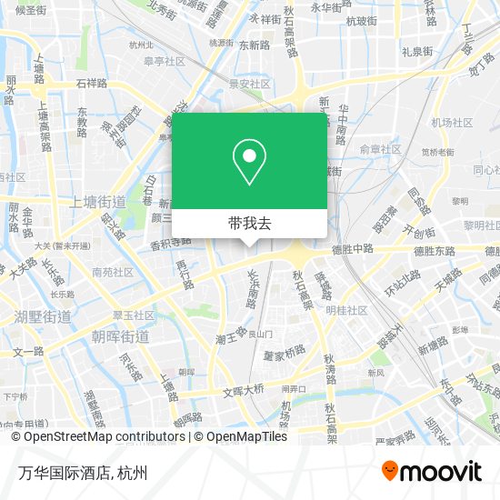 万华国际酒店地图