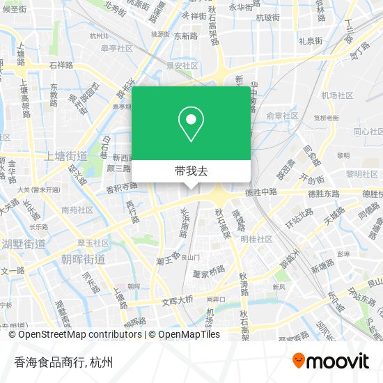 香海食品商行地图