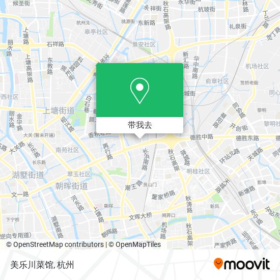 美乐川菜馆地图