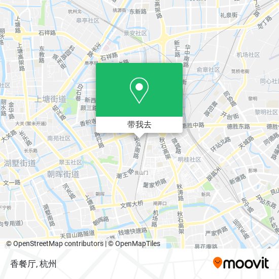 香餐厅地图