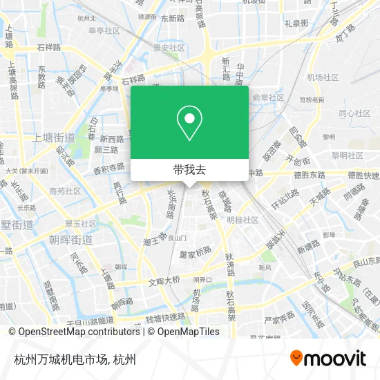 杭州万城机电市场地图
