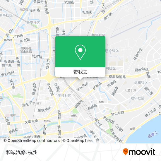 和诚汽修地图