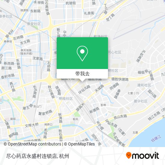 尽心药店永盛村连锁店地图