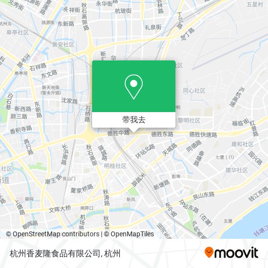 杭州香麦隆食品有限公司地图