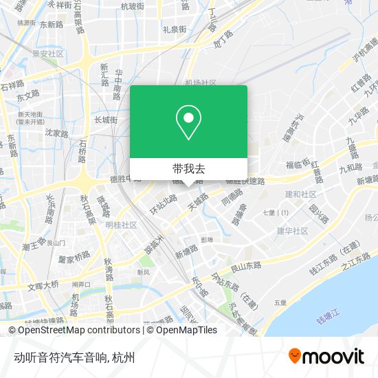 动听音符汽车音响地图