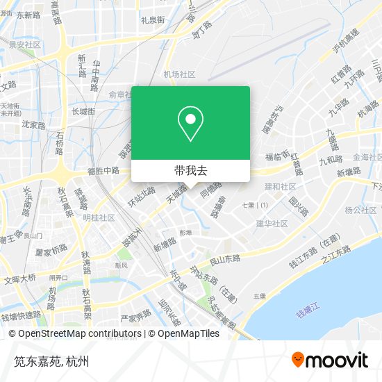 笕东嘉苑地图