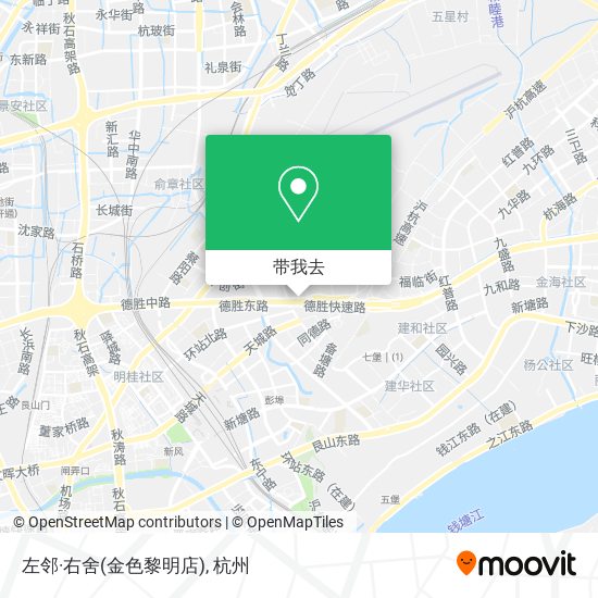 左邻·右舍(金色黎明店)地图