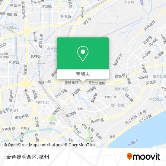 金色黎明西区地图