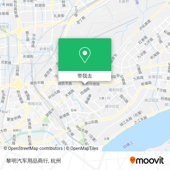 黎明汽车用品商行地图
