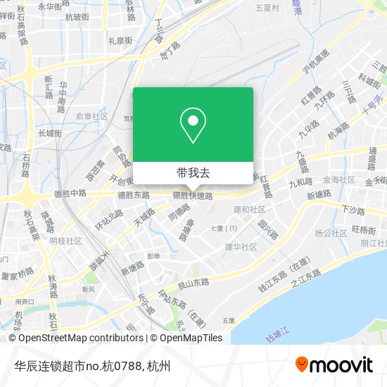 华辰连锁超市no.杭0788地图