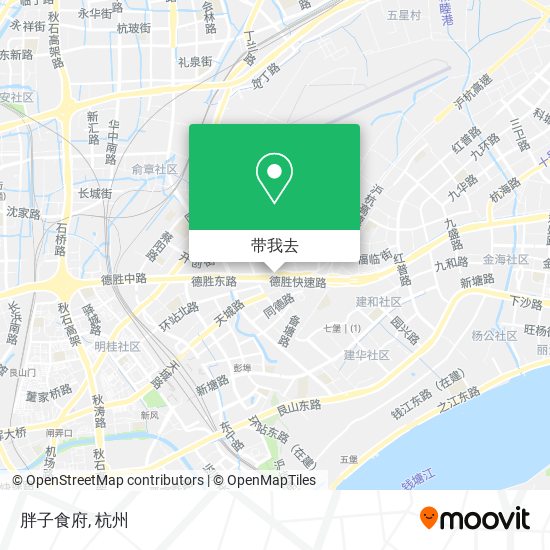 胖子食府地图