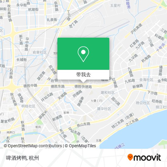 啤酒烤鸭地图