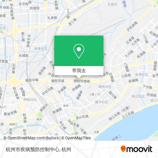 杭州市疾病预防控制中心地图