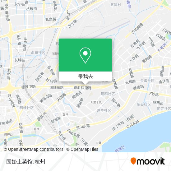 固始土菜馆地图