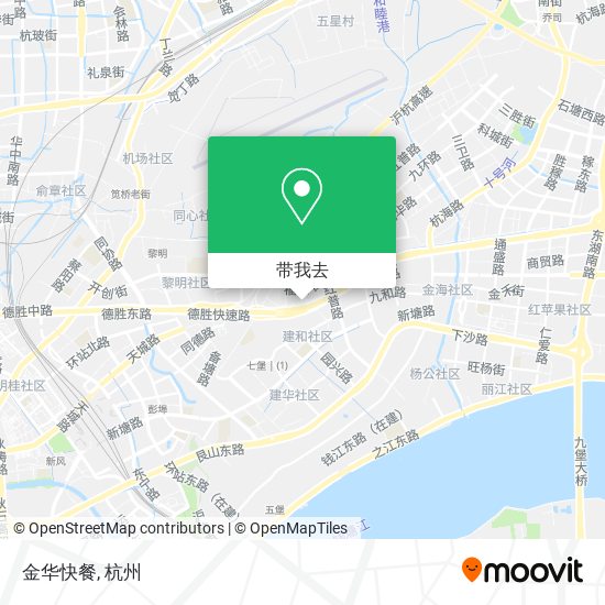 金华快餐地图