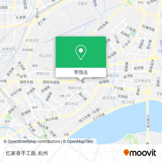 忆家香手工面地图