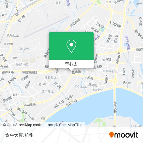 鑫牛大厦地图