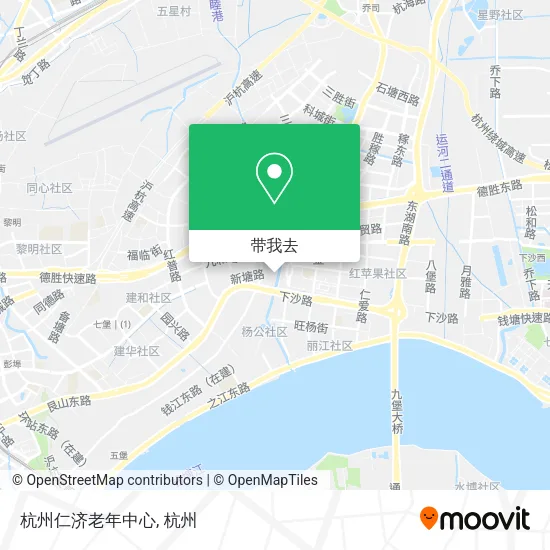 杭州仁济老年中心地图