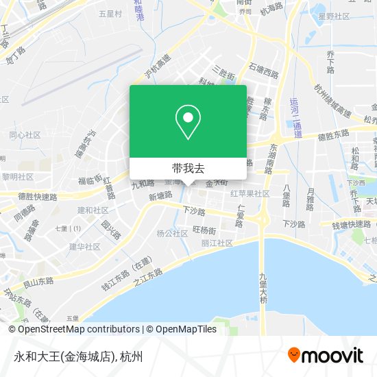 永和大王(金海城店)地图