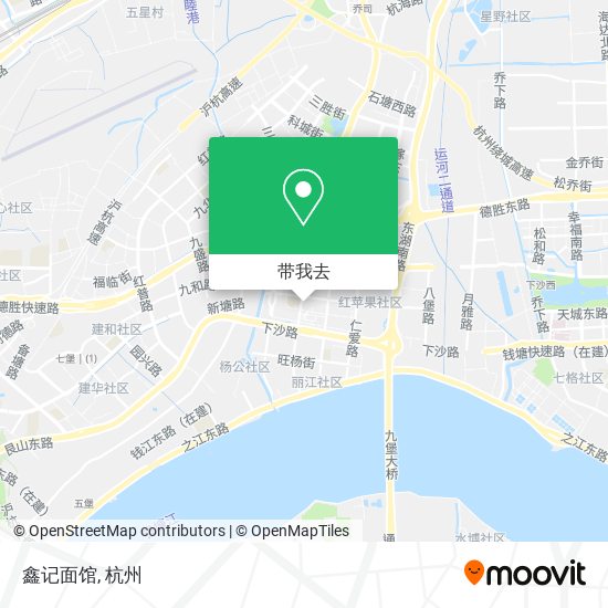 鑫记面馆地图