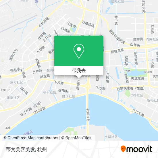 蒂梵美容美发地图