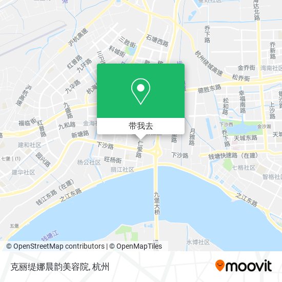 克丽缇娜晨韵美容院地图