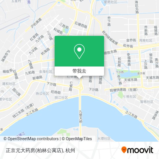 正京元大药房(柏林公寓店)地图