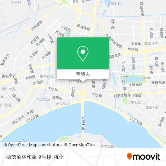 德信泊林印象-9号楼地图