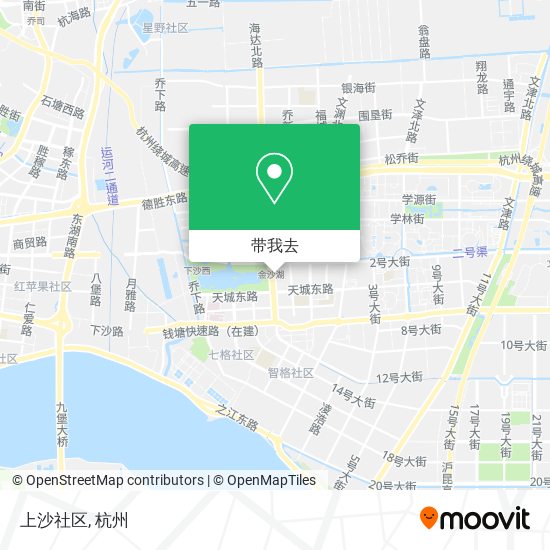 上沙社区地图