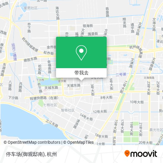 停车场(御观邸南)地图