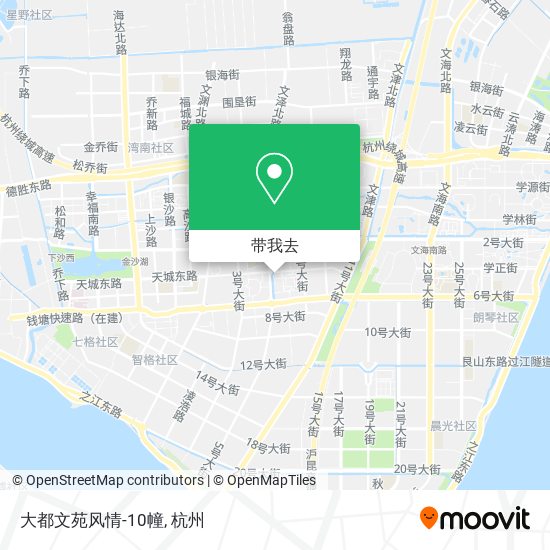 大都文苑风情-10幢地图