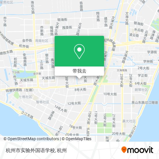 杭州市实验外国语学校地图