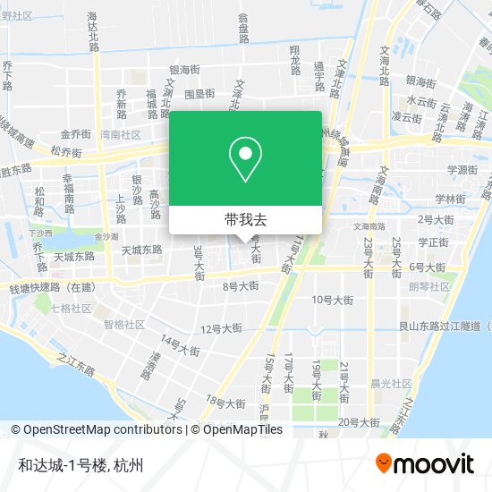 和达城-1号楼地图