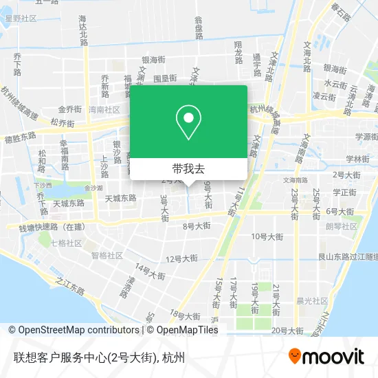 联想客户服务中心(2号大街)地图