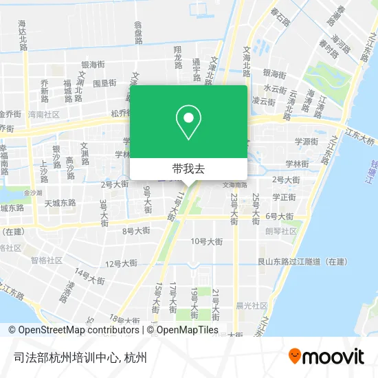 司法部杭州培训中心地图