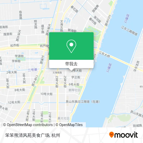 笨笨熊清风苑美食广场地图