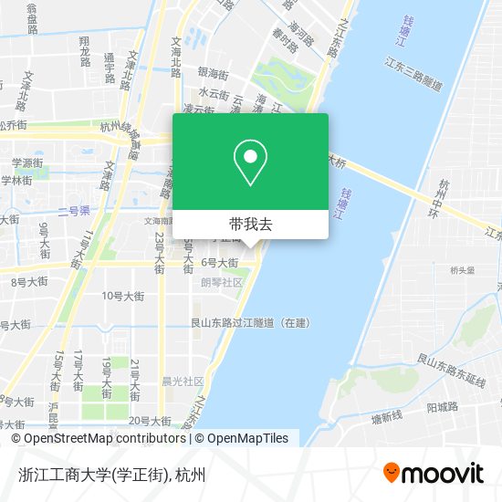 浙江工商大学(学正街)地图