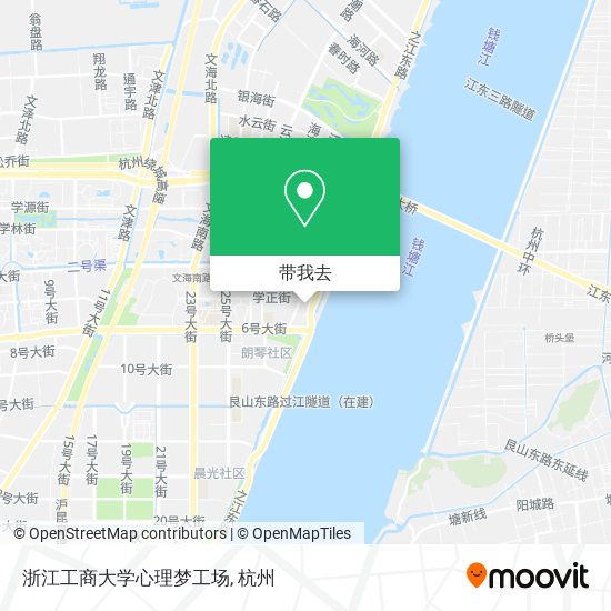 浙江工商大学心理梦工场地图