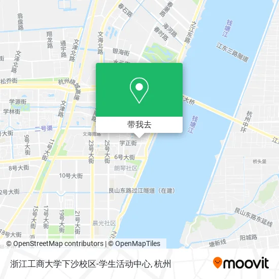 浙江工商大学下沙校区-学生活动中心地图