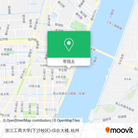 浙江工商大学(下沙校区)-综合大楼地图