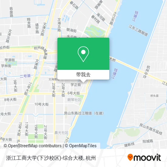 浙江工商大学(下沙校区)-综合大楼地图