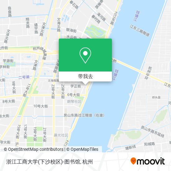 浙江工商大学(下沙校区)-图书馆地图