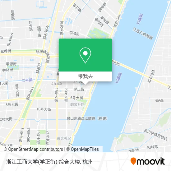 浙江工商大学(学正街)-综合大楼地图