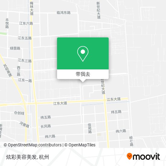 炫彩美容美发地图