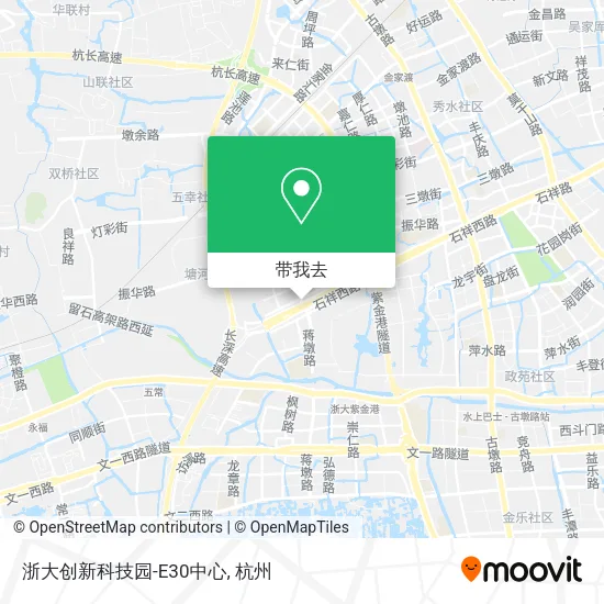 浙大创新科技园-E30中心地图