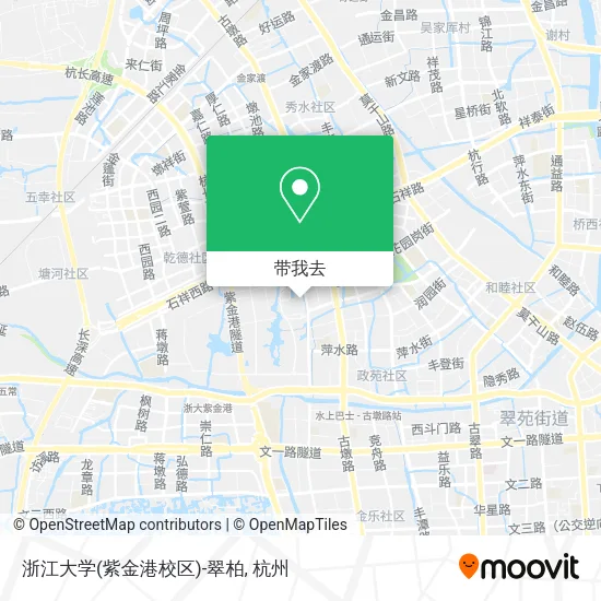 浙江大学(紫金港校区)-翠柏地图