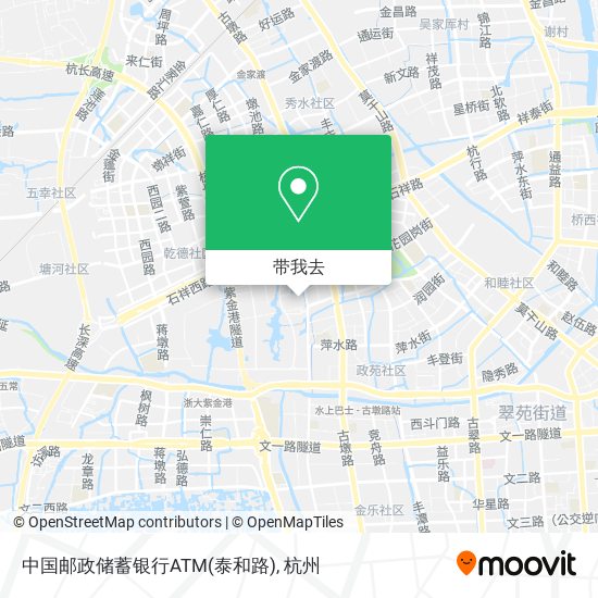 中国邮政储蓄银行ATM(泰和路)地图