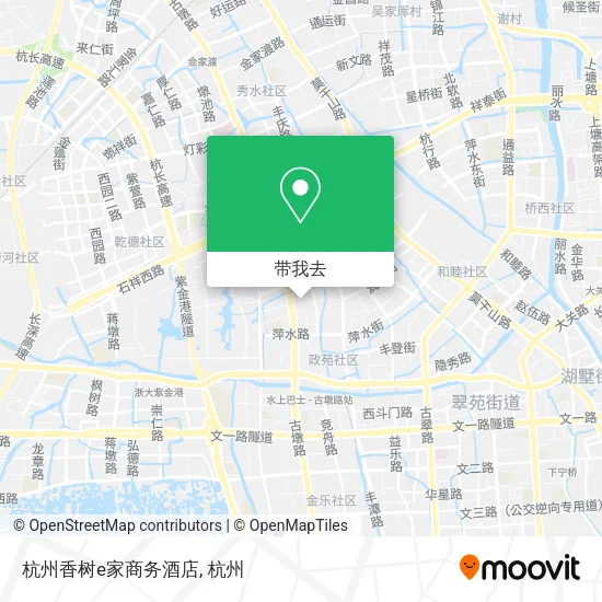 杭州香树e家商务酒店地图